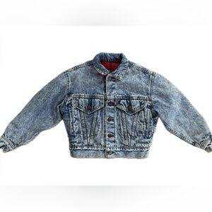 Vintage Levi’s Kids Denim Trucker Jacket - Size 6
